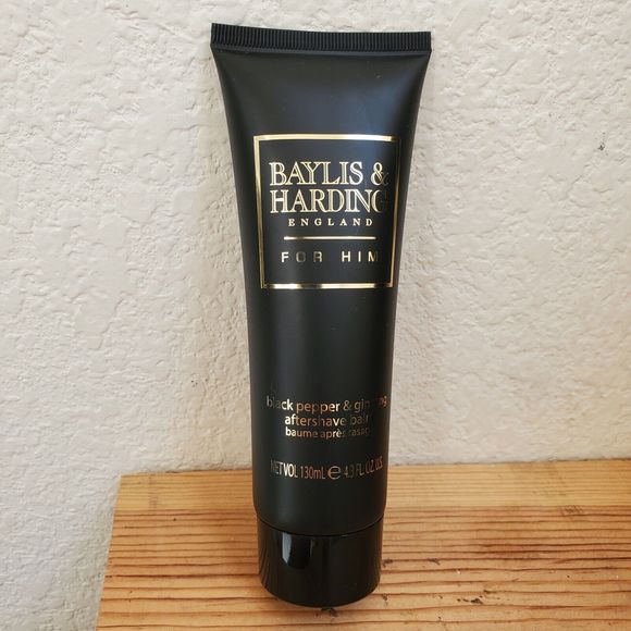 Baylis & Harding England For Him Men’s Black Pepper Ginseng Aftershave Balm 4 oz - Picture 1 of 7
